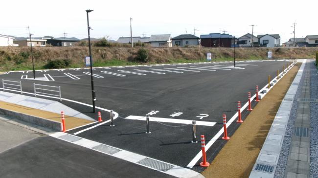 新設駐車場全容