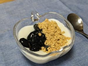 黒豆のブラマンジェ