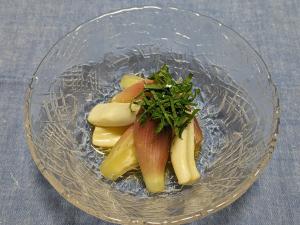 イカとみょうがの甘酢風
