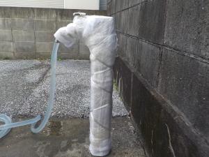 立ち上がり管の凍結防止