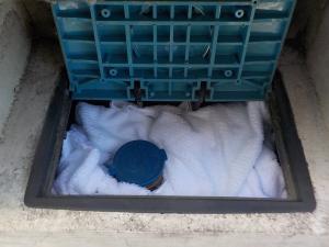 メーターボックスの凍結防止