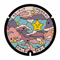 カミーティアのデザインマンホール蓋